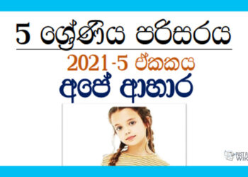 Grade 05 Environment | Unit 06 – Our Foods