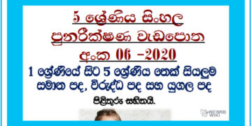 Grade 05 Sinhala | Revision Book (06)