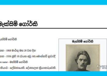 Grade 06 Sinhala Unit 17 | Maxim Gorky tutorial