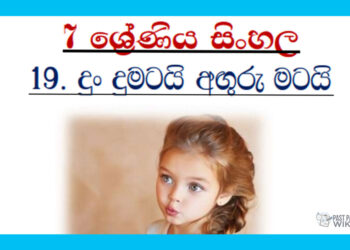 Grade 07 Sinhala Unit 19 | Dun Dumatai Anguru Matai