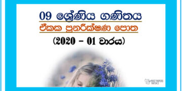 Grade 09 Mathematics | revision book - 1st term