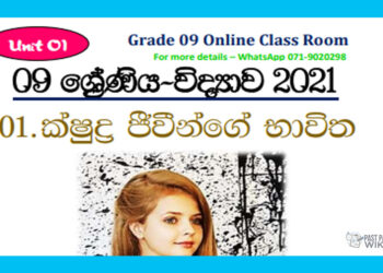 Grade 09 Science Unit 01 | Applications Of Micro – Organisms