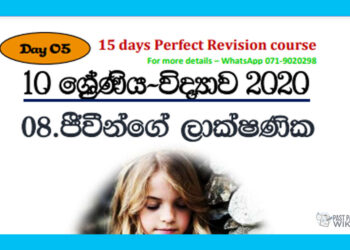 Grade 10 Science Unit 08 | Characteristics Of Living Organisms