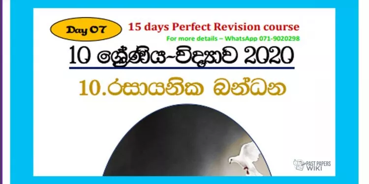 Grade 10 Science Unit 10 | Chemical Bonds