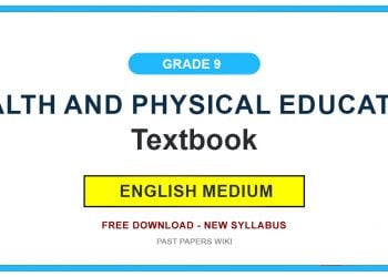 Grade 9 Health And Physical Education Textbook PDF (English Medium)