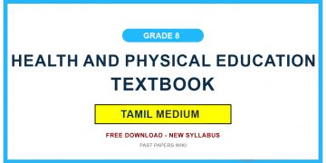 Grade 8 Health And Physical Education Textbook PDF (Tamil Medium)
