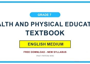 Grade 07 Health And Physical Education Textbook PDF (English Medium)