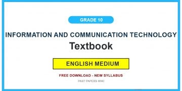 Grade 10 Information And Communication Technology Textbook PDF (English Medium)