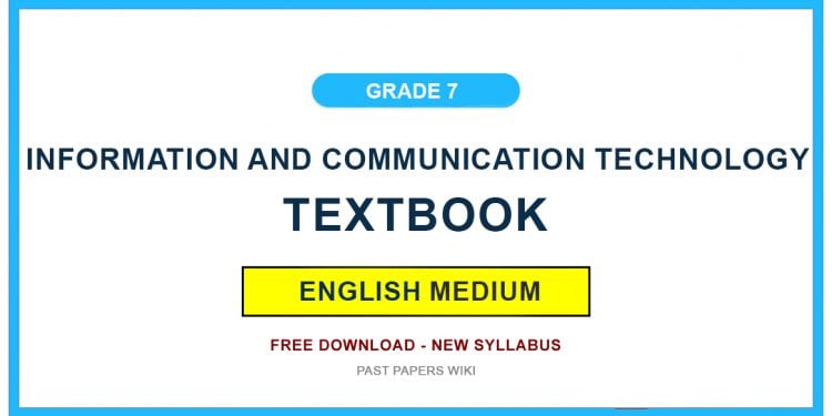 Grade 07 Information And Communication Technology Textbook PDF (English Medium)