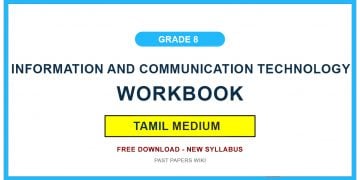 Grade 8 Information And Communication Technology Workbook PDF (Tamil Medium)