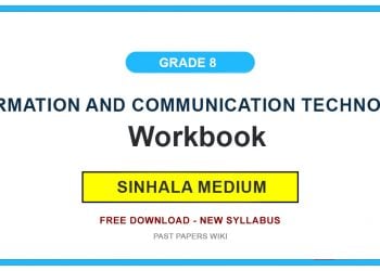 Grade 8 Information And Communication Technology Workbook PDF (Sinhala Medium)