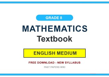 Grade 8 Mathematics Textbook PDF (English Medium)