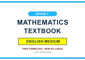 Grade 07 Mathematics Textbook PDF (English Medium)