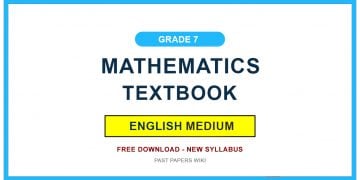 Grade 07 Mathematics Textbook PDF (English Medium)