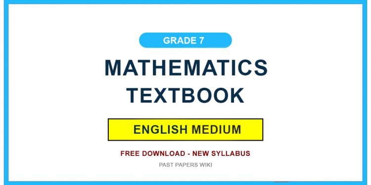 Grade 07 Mathematics Textbook PDF (English Medium)