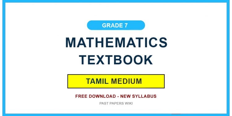 Grade 07 Mathematics Textbook PDF (Tamil Medium)