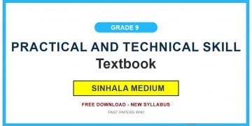 Grade 9 Practical And Technical Skill Textbook PDF (Sinhala Medium)