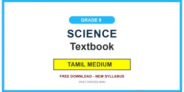 Grade 9 Science Textbook PDF (Tamil Medium)