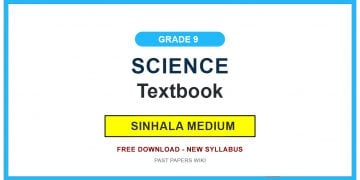 Grade 9 Science Textbook PDF (Sinhala Medium)