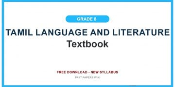 Grade 08 Tamil Language And Literature Textbook PDF