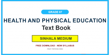 Grade 07 Health & Physical Education Textbook PDF (Sinhala Medium)