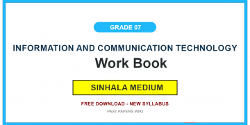 Grade 7 Information & Communication Technology Workbook PDF (Sinhala Medium)