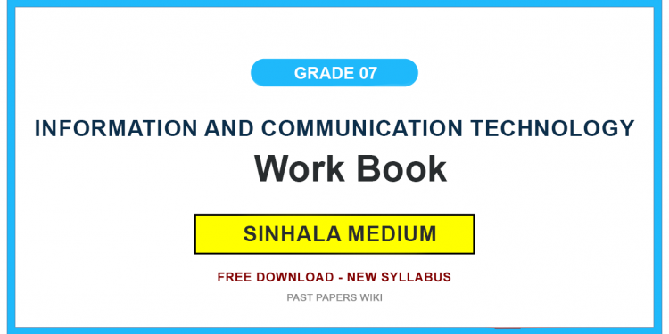 Grade 7 Information & Communication Technology Workbook PDF (Sinhala Medium)