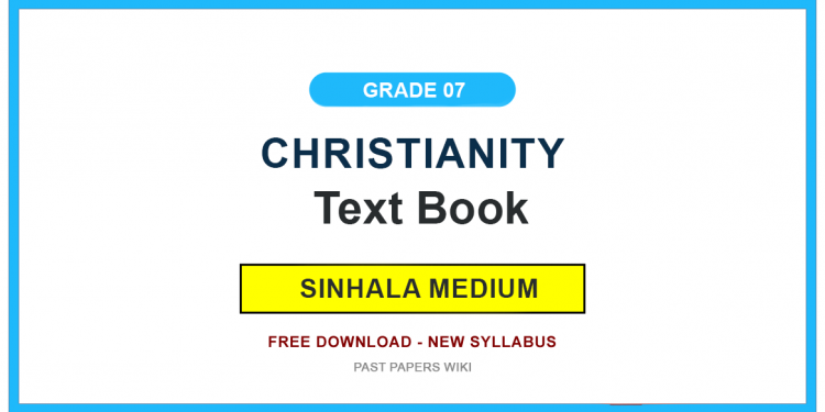 Grade 07 Christianity Textbook PDF in Sinhala Medium