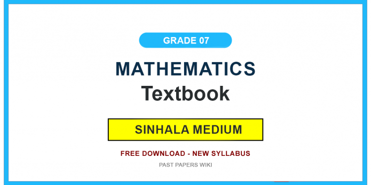 Grade 07 Mathematics Textbook PDF (Sinhala Medium)