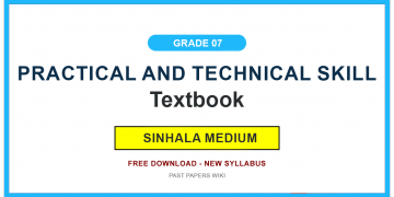 Grade 07 Practical And Technical Skill Textbook PDF in Sinhala Medium