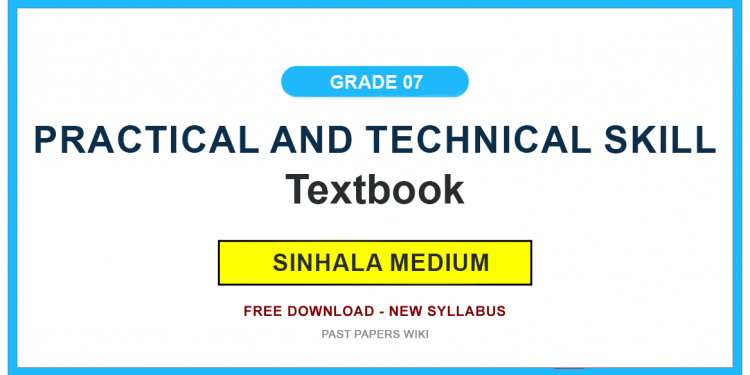 Grade 07 Practical And Technical Skill Textbook PDF in Sinhala Medium
