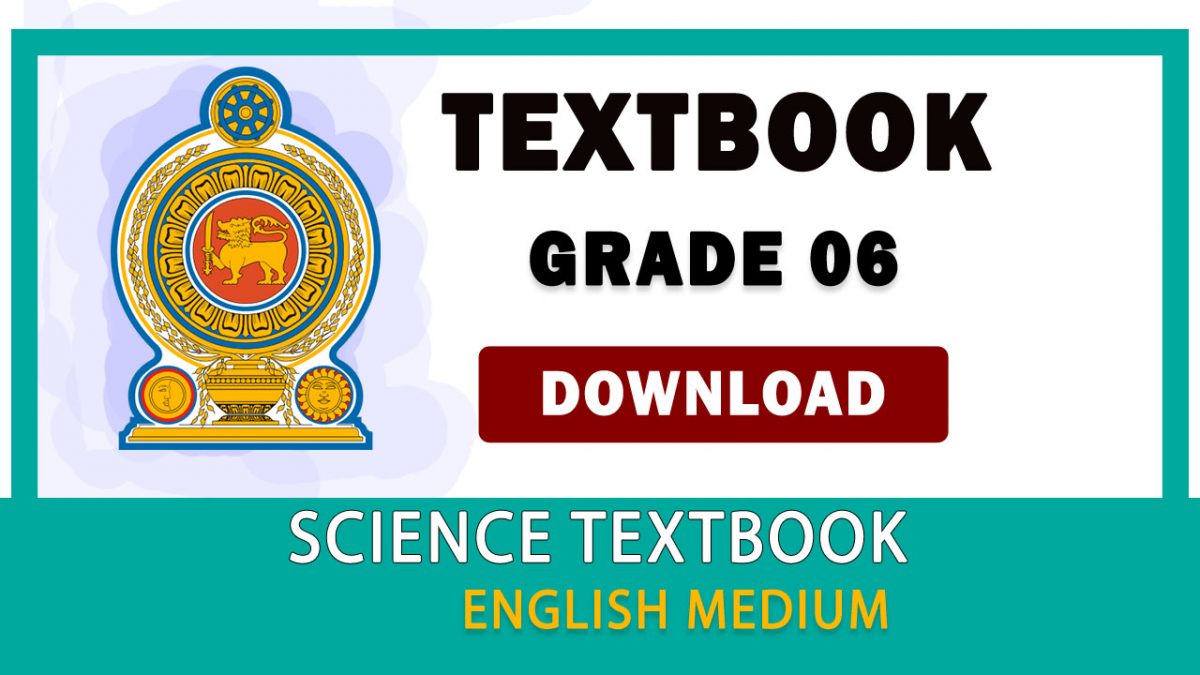 Grade 06 Science textbook | English Medium – New Syllabus