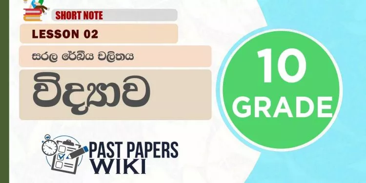 Sarala Rekiiya Chalithaya – Grade 10 Science Lesson 02 | Short Note