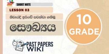 Let us Maintain Correct Posture | Grade 10 Health | Lesson 03