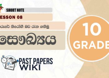 Let us Maintain a Healthy Body | Grade 10 Health | Lesson 08