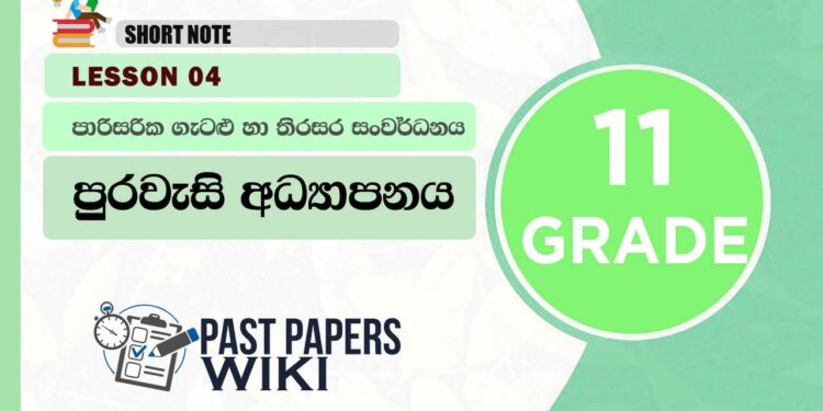 ENVIRONMENTAL PROBLEMS AND SUSTAINABLE DEVELOPMENT | Grade 11 Civic Education | Lesson 04