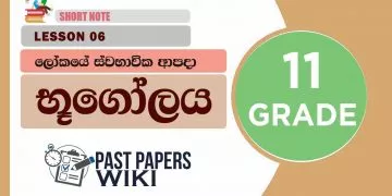 Lokaye Swabavika Aapada | Grade 11 Geography | Lesson 06