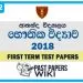 Ananda College Physics 1st Term Test paper 2018 - Grade 12