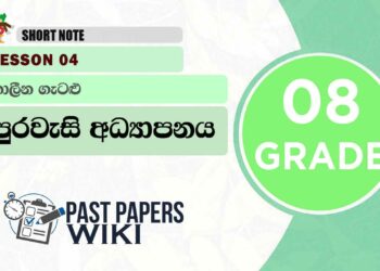 CONTEMPORARY ISSUES | Grade 08 Civic Education | Lesson 04