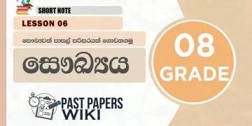 Let us Make Our School Environment Healthy | Grade 08 Health | Lesson 06