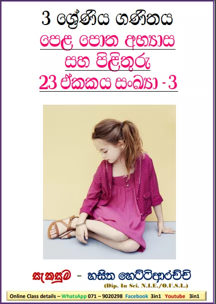 Grade 03 Mathematics Unit 23 | Textbook Exercises