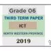 Grade 06 ICT 3rd Term Test Paper 2019 English Medium – North Western Province