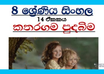 Grade 08 Sinhala Unit 14 | Katharagama Pudabima