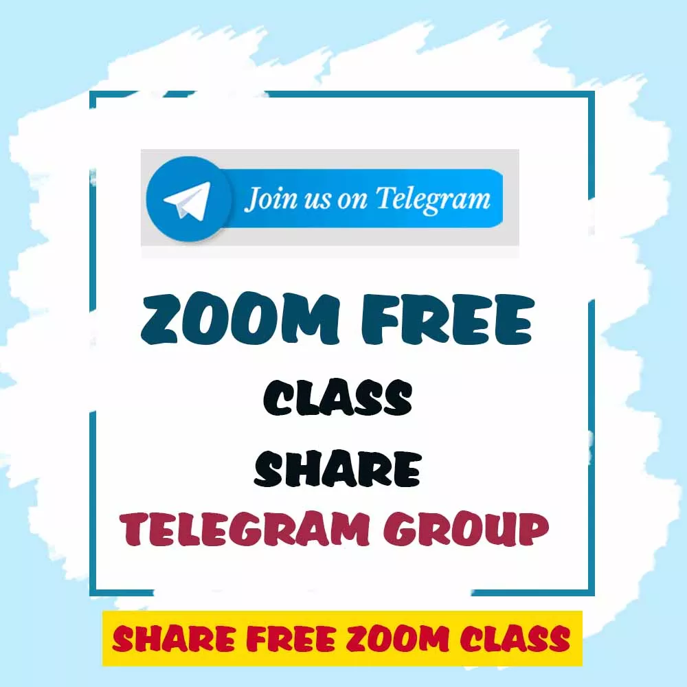 ZOOM FREE CLASS SHARE Telegram Group