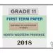 Grade 11 Business and Accounting Studies 1st Term Test Paper 2018 English Medium – North Western Province