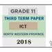 Grade 11 ICT 3rd Term Test Paper 2018 English Medium – North Western Province