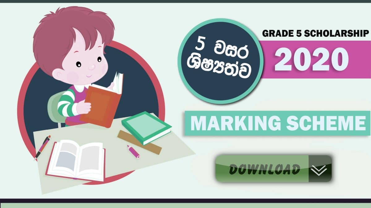 2020 Grade 5 Scholarship Paper Marking Scheme