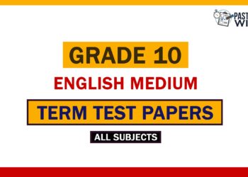 Grade 10 English Medium Term Test Papers
