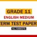 Download Grade 11 English Medium Term Test Papers with answers