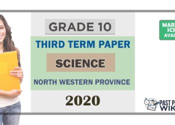 Grade 10 Science 3rd Term Test Paper 2020 English Medium – North Western Province